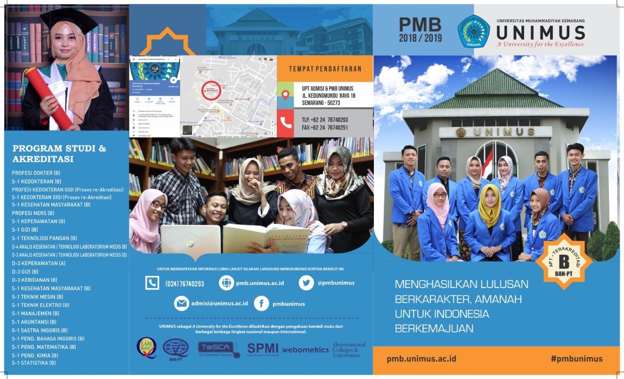 Jadwal Penerimaan Mahasiswa Baru Universitas Muhammadiyah Semarang Tahun 2018/2019