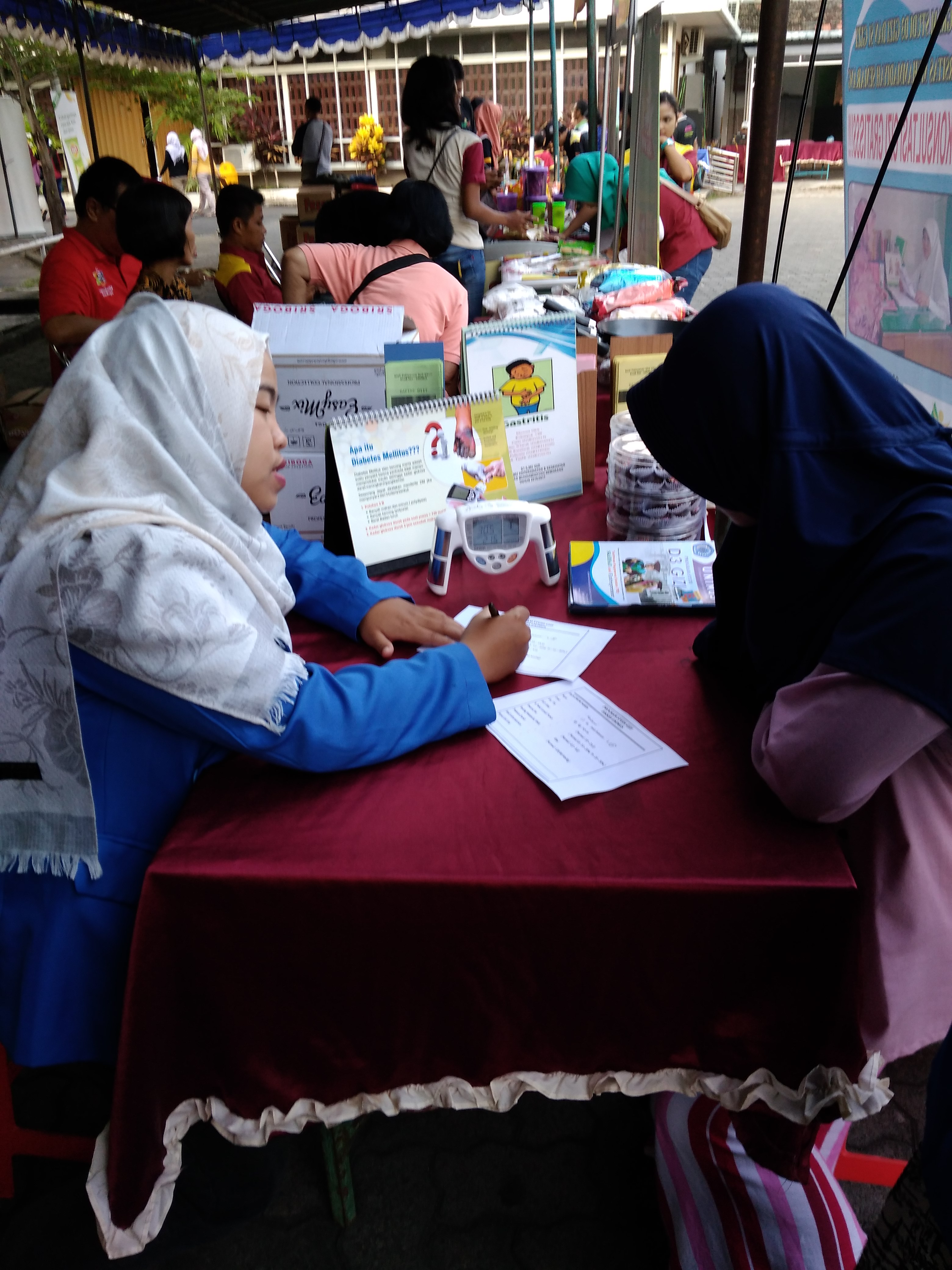 Konseling Gizi di Acara Bazar Ramadhan 2018 di Kantor Dinas Tenaga Kerja Kota semarang