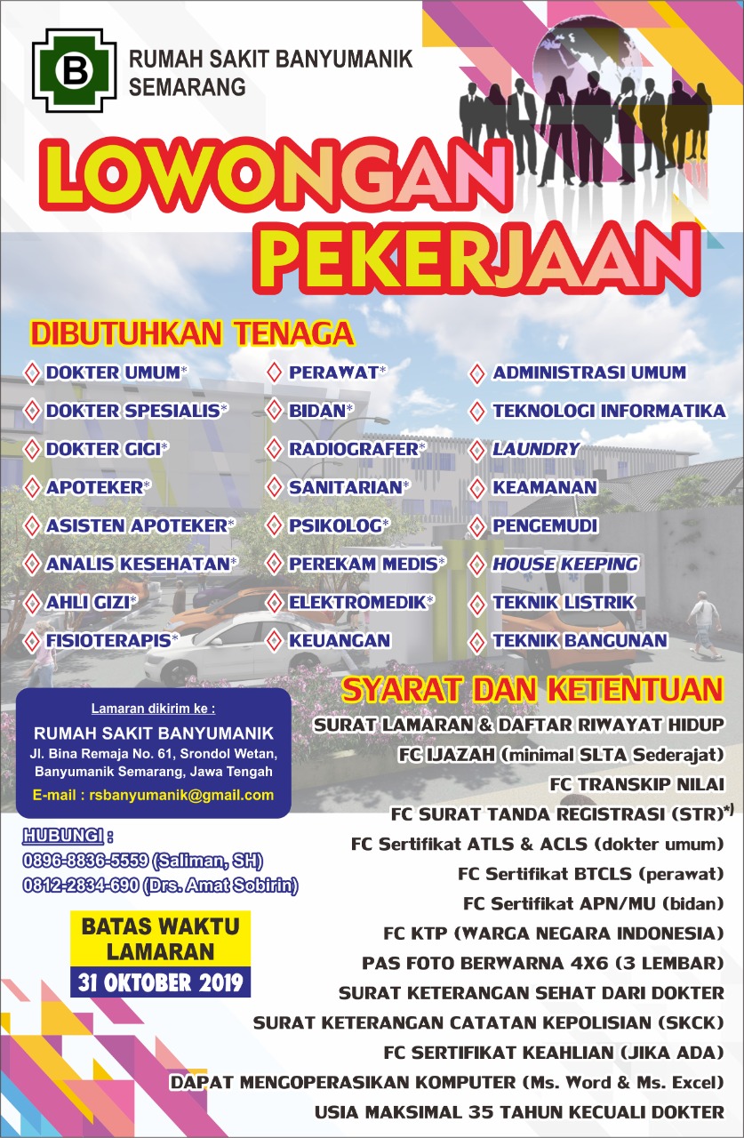 Informasi Lowongan Pekerjaan di RS Banyumanik Semarang