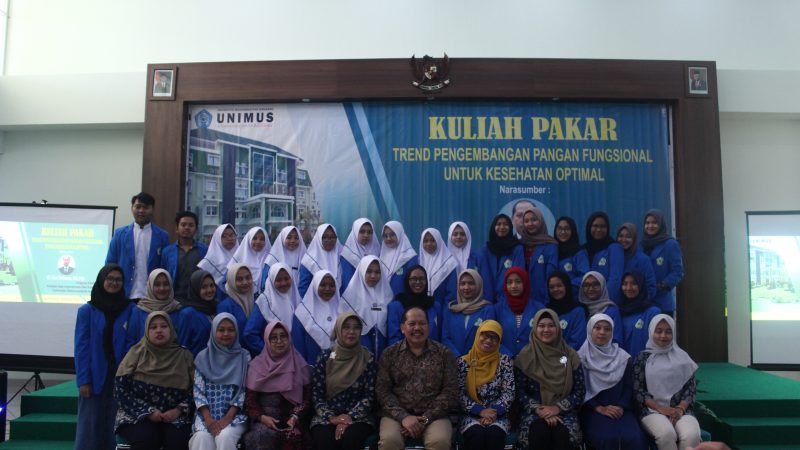 Gizi Unimus Adakan Kuliah Pakar tentang Pangan Fungsional
