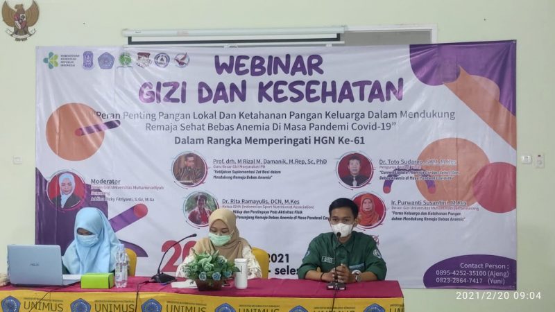 Webinar Gizi dan Kesehatan (WEGITAN) Gizi Unimus 2021