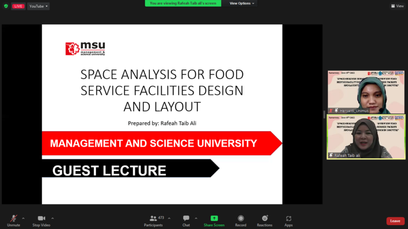 Gizi Unimus Adakan Guest Lecture Food Service Management