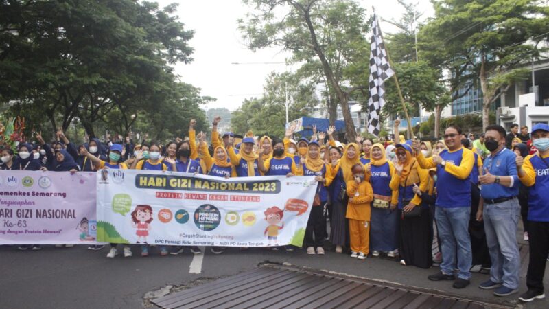 Peringatan Hari Gizi Nasional di Car Free Day Semarang