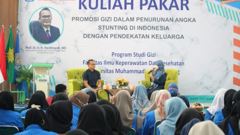 Kuliah Pakar Promosi Gizi dalam Rangka Penurunan Angka Stunting dengan Pendekatan Keluarga