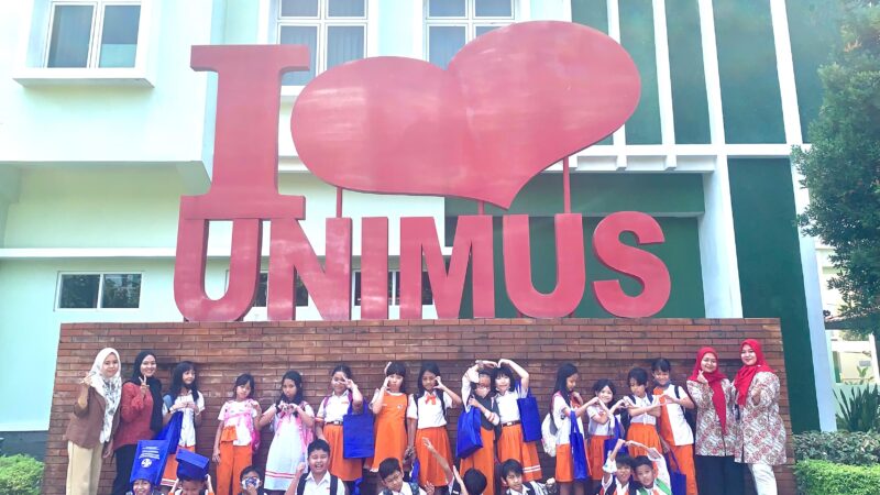 Siswa SD Bukit Aksara Kunjungi Prodi Gizi Fikkes Unimus dalam Rangka Edukasi Gula Buatan dari Singkong dan Ubi Cilembu