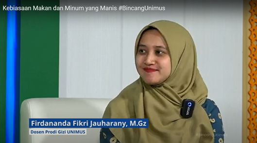 Bincang Unimus_Kebiasaan Makan dan Minum Yang Manis