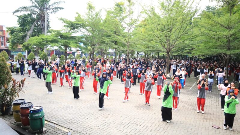 Program Studi Gizi Unimus Gelar Senam Sehat Peringati Hari Gizi Nasional ke 65