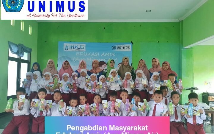 Prodi Gizi Unimus Adakan Edukasi Amir ( Ayo Minum Air) di Beberapa Sekolah