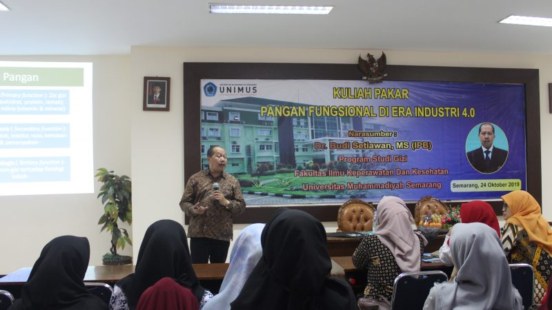 Prodi Gizi Unimus Adakan Kuliah Pakar Tentang Pangan Fungsional