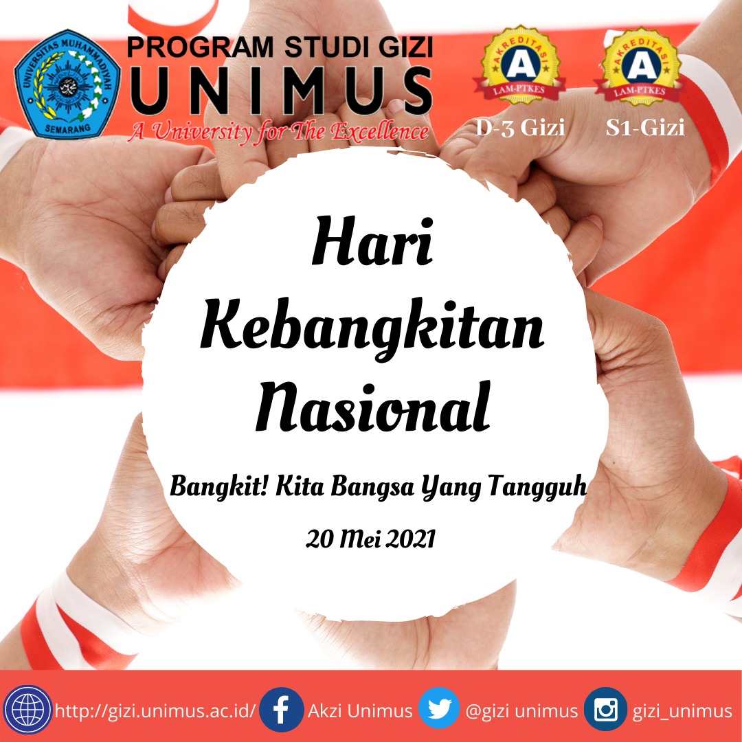 Selamat Hari Kebangkitan Nasional 20 Mei 2021 Gizi Unimus