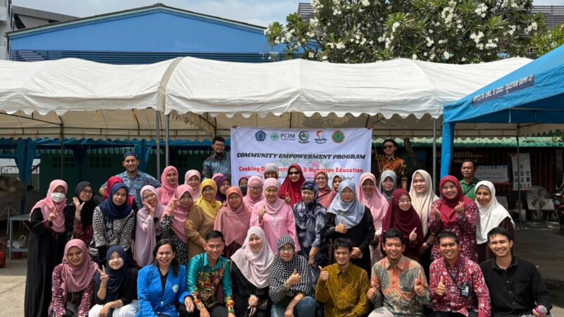 Gizi Unimus Adakan Pemberdayaan Masyarakat dan Edukasi Gizi di Thailand