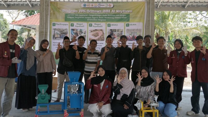 Tim PPK Ormawa IMM Al Haytham UNIMUS Kenalkan Pemanfaatan Maggot BSF sebagai Sumber Protein Alternatif melalui Maggot Aquafeed II